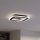 Eglo - LED Stmívatelné stropní svítidlo LED/20W/230V 2700-6500K černá + dálkové ovládání