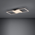 Eglo - LED Stmívatelné stropní svítidlo LED/26,2W/230V 2700-6500K černá + dálkové ovládání