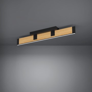 Eglo - LED Stmívatelné stropní svítidlo LED/27W/230V 3000K černá/hnědá