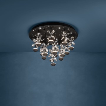 Eglo - LED Stmívatelné stropní svítidlo LED/27W/230V 3000K černá