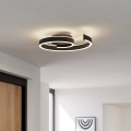 Eglo - LED Stmívatelné stropní svítidlo LED/37W/230V 3000-6500K černá