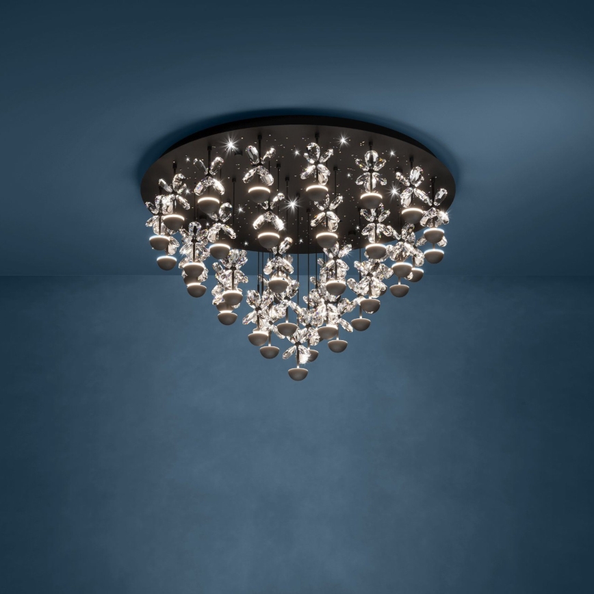 Eglo - LED Stmívatelné stropní svítidlo LED/77,4W/230V 3000K černá