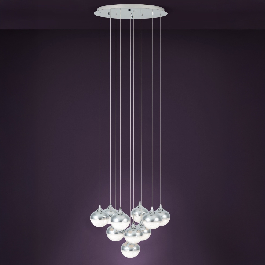 Eglo - LED Stmívatelný lustr na lanku 10xLED/3,1W/230V