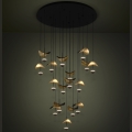 Eglo - LED Stmívatelný lustr na lanku 17xLED/2,3W/230V 3000K pr. 78 cm
