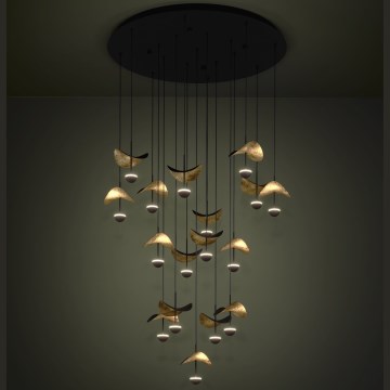 Eglo - LED Stmívatelný lustr na lanku 17xLED/2,3W/230V 3000K pr. 78 cm