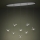 Eglo - LED Stmívatelný lustr na lanku 8xLED/4,2W/230V 3000K lesklý chrom
