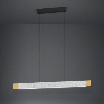 Eglo - LED Stmívatelný lustr na lanku LED/22,2W/230V 3000K hnědá/šedá