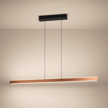 Eglo - LED Stmívatelný lustr na lanku LED/30W/230V 2200-6500K zlatá + dálkové ovládání