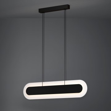 Eglo - LED Stmívatelný lustr na lanku LED/32W/230V 3000K černá