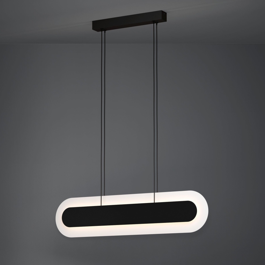 Eglo - LED Stmívatelný lustr na lanku LED/32W/230V 3000K černá