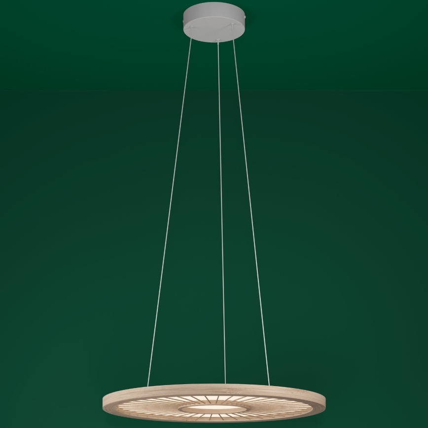 Eglo - LED Stmívatelný lustr na lanku LED/36W/230V 4000K béžová
