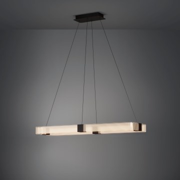 Eglo - LED Stmívatelný lustr na lanku LED/39,2W/230V 3000K černá