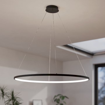 Eglo - LED Stmívatelný lustr na lanku LED/40W/230V 2700-6500K černá + dálkové ovládání