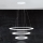 Eglo - LED Stmívatelný lustr na lanku LED/45W/230V + LED/33W + LED/19,5W