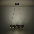 Eglo - LED Stmívatelný lustr na lanku LED/72W/230V 3000K černá/zlatá