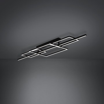 Eglo - LED Stmívatelný přisazený lustr LED/34,5W/230V 3000K černá