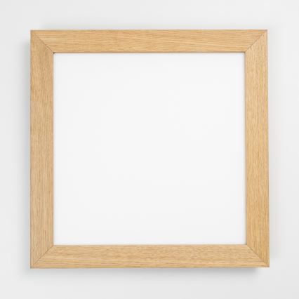 Eglo - LED Stmívatelný přisazený panel SALOBRENA 2 WOOD LED/25W/230V 4000K 49,5x49,5 cm hnědá