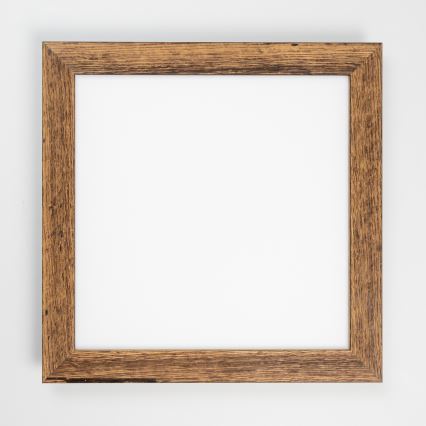 Eglo - LED Stmívatelný přisazený panel SALOBRENA 2 WOOD LED/25W/230V 4000K 49,5x49,5 cm hnědá