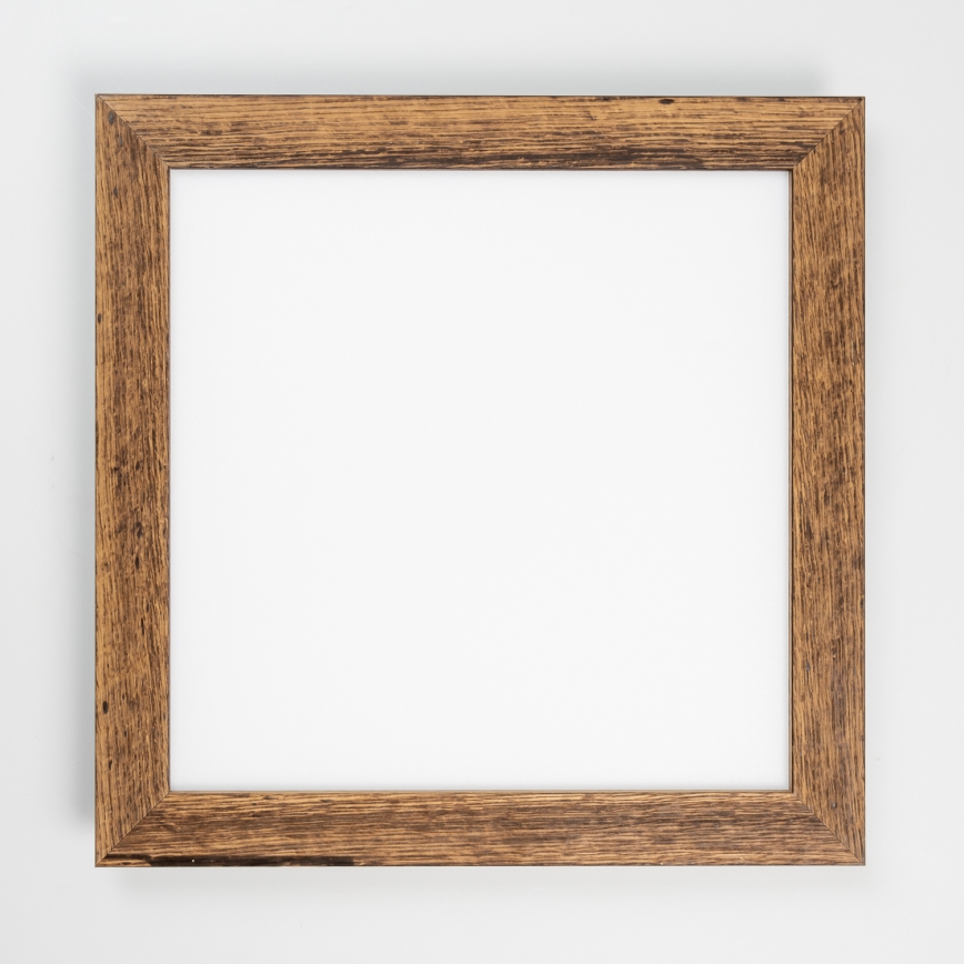 Eglo - LED Stmívatelný přisazený panel SALOBRENA 2 WOOD LED/25W/230V 4000K 49,5x49,5 cm hnědá