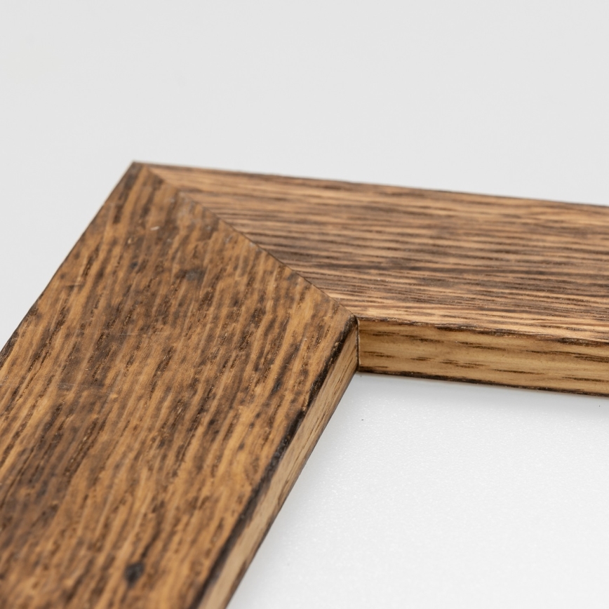 Eglo - LED Stmívatelný přisazený panel SALOBRENA 2 WOOD LED/25W/230V 4000K 49,5x49,5 cm hnědá