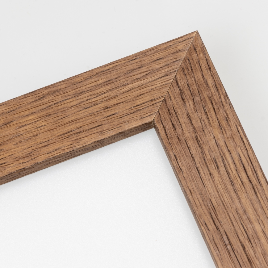 Eglo - LED Stmívatelný přisazený panel SALOBRENA 2 WOOD LED/25W/230V 4000K 49,5x49,5 cm tmavě hnědá