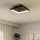 Eglo - LED Stmívatené stropní svítidlo LED/12W/230V 2700-6500K černá + dálkové ovládání