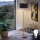 Eglo - LED Stojací lampa TUNJA 1xE27/60W/230V matný chrom/černá