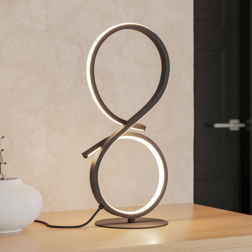 Eglo - LED Stolní lampa LED/11,4W/230V 3000K černá