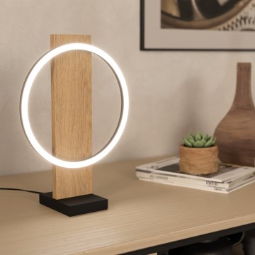 Eglo - LED Stolní lampa LED/12W/230V 3000K béžová/černá