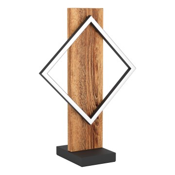 Eglo - LED Stolní lampa LED/13W/230V černá/hnědá