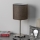 Eglo - LED  Stolní lampa TUNJA 1xE27/60W/230V 26,5 cm matný chrom/hnědá