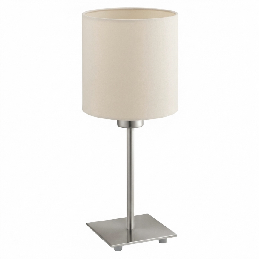 Eglo - LED Stolní lampa TUNJA 1xE27/60W/230V krémová
