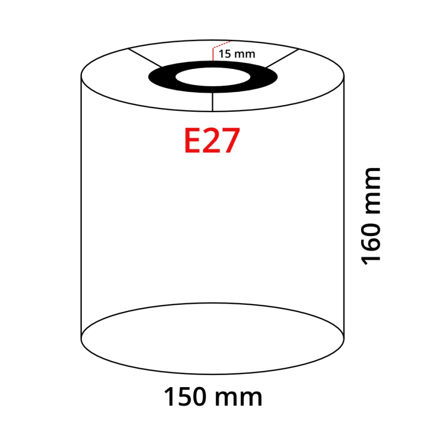 Eglo - LED Stolní lampa TUNJA 1xE27/60W/230V krémová