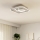 Eglo - LED Stropní svítidlo 1xLED/16,2W/230V + 1xLED/9,2W 38x38 cm bílá