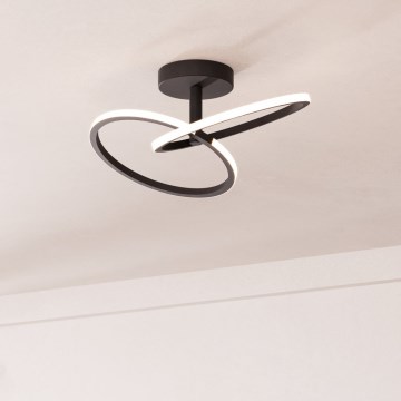 Eglo - LED Stropní svítidlo LED/12W/230V 2700/4000/6500K černá