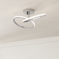 Eglo - LED Stropní svítidlo LED/12W/230V 2700/4000/6500K lesklý chrom