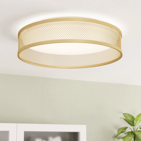 Eglo - LED Stropní svítidlo LED/20W/230V zlatá