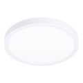 Eglo - LED Stropní svítidlo se senzorem FUEVA LED/17W/230V 3000K ø 28,5 cm pr. 28,5 cm