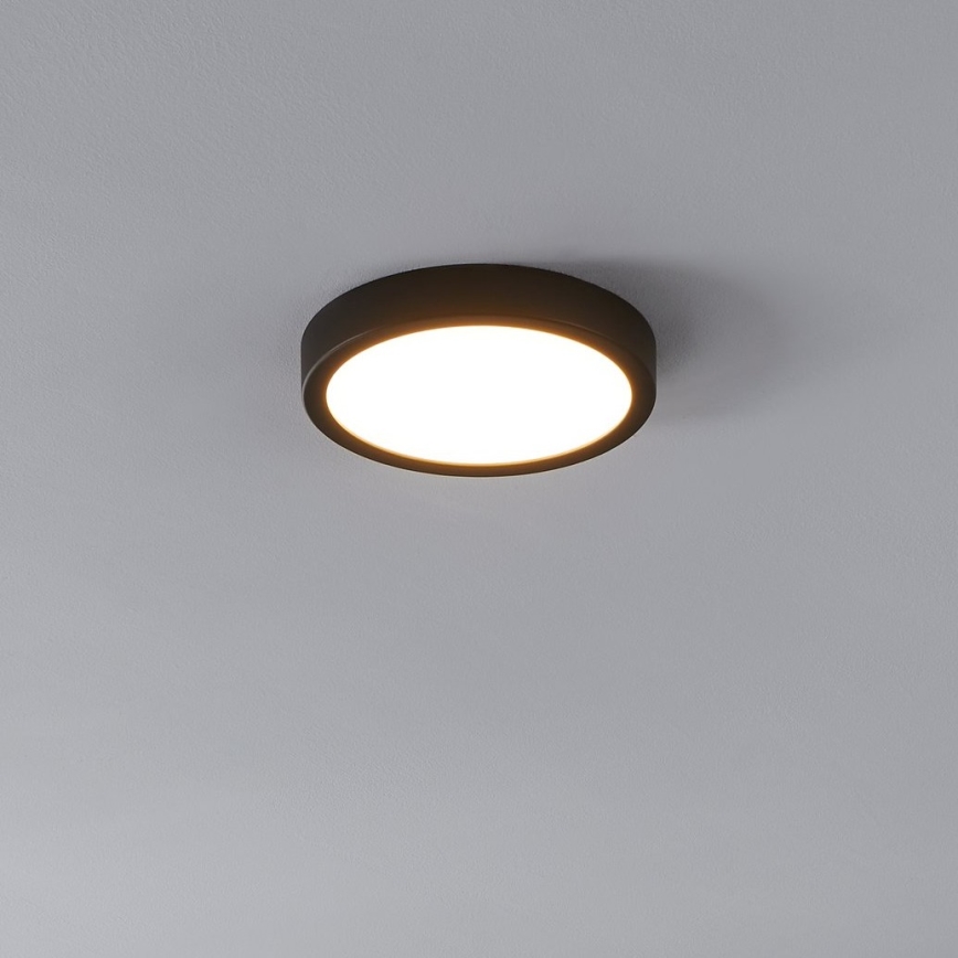 Eglo - LED Stropní svítidlo se senzorem LED/17W/230V 3000K černá