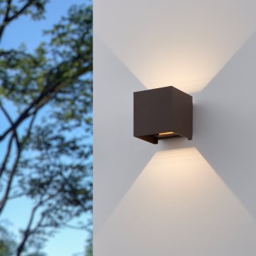 Eglo - LED Venkovní nástěnné svítidlo 2xLED/2,8W/230V IP54 hnědá