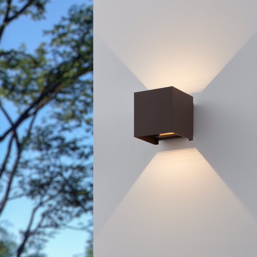 Eglo - LED Venkovní nástěnné svítidlo 2xLED/2,8W/230V IP54 hnědá