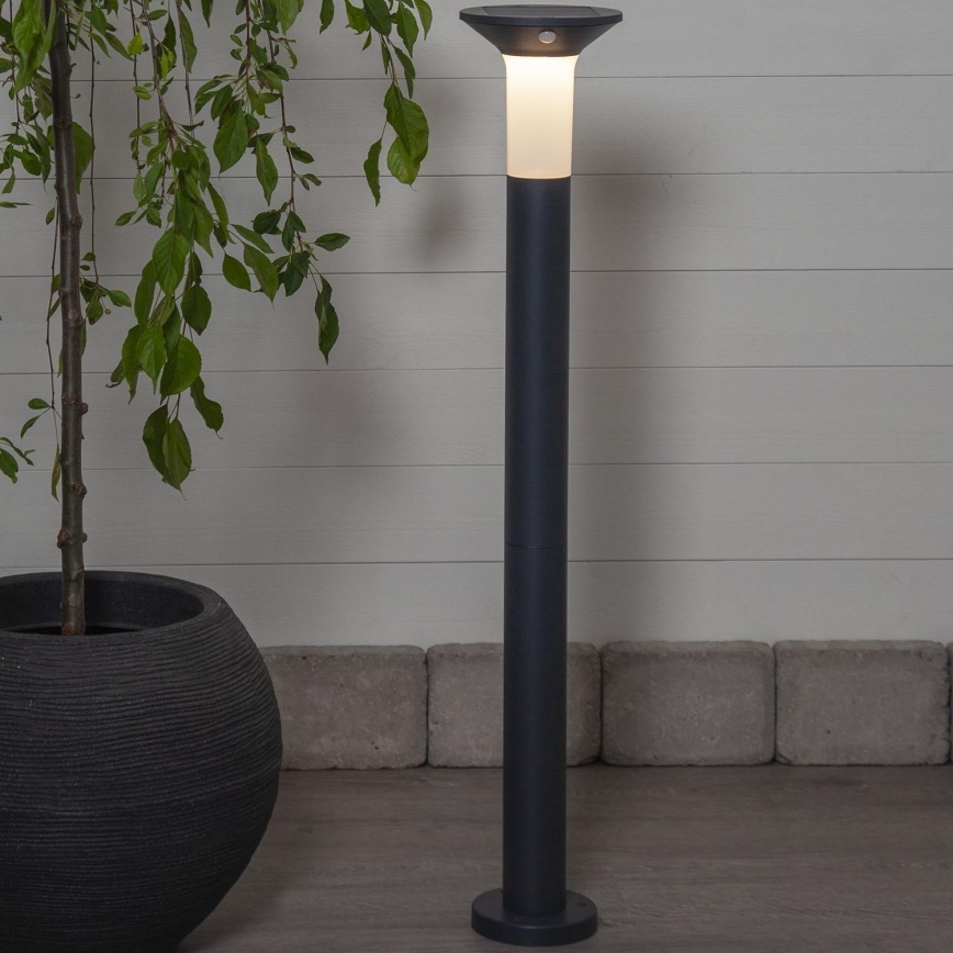 Eglo - LED Venkovní solární lampa se senzorem 6xLED/0,03W/3,7V 1500 mAh IP44
