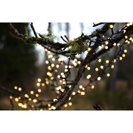 Eglo - LED Venkovní vánoční řetěz 700xLED/8 funkcí 19m IP44 teplá bílá