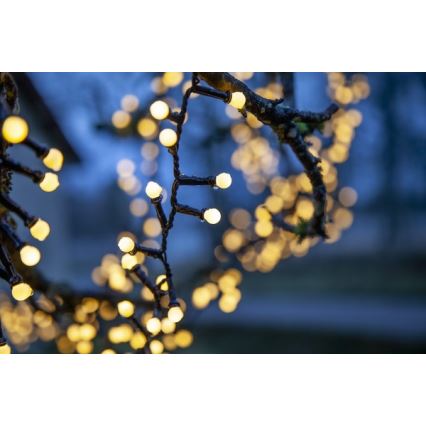 Eglo - LED Venkovní vánoční řetěz 700xLED/8 funkcí 19m IP44 teplá bílá