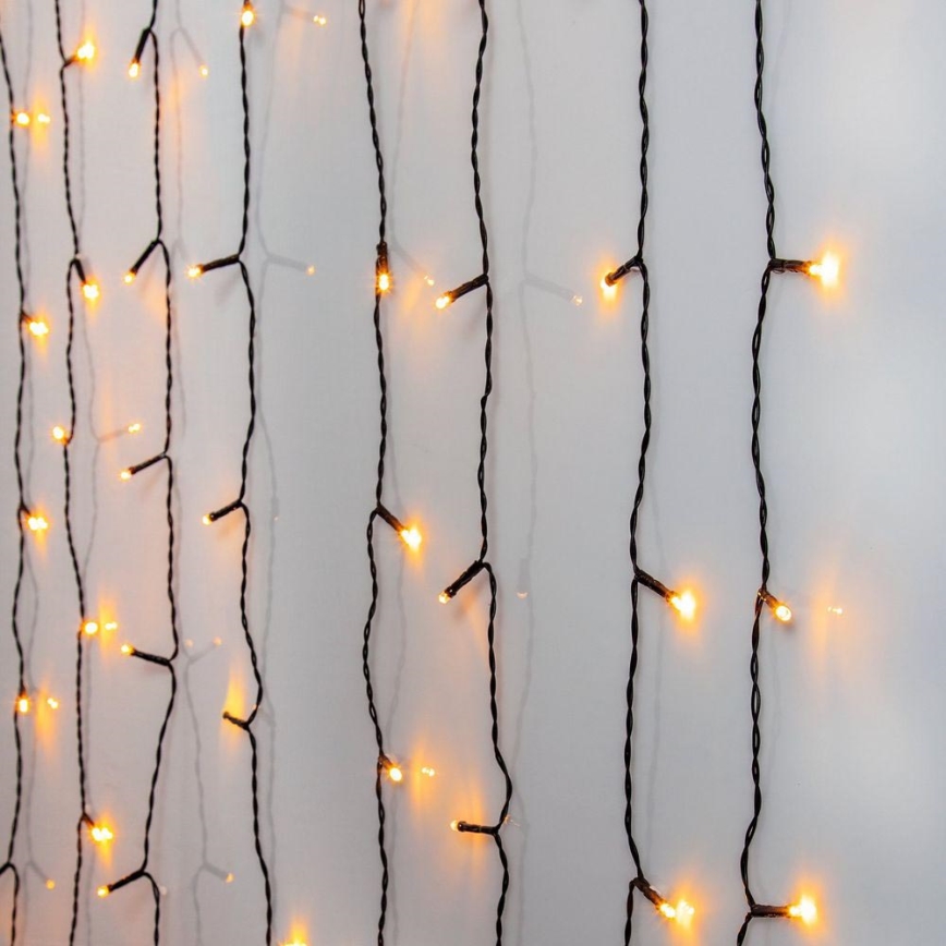 Eglo - LED Venkovní vánoční závěs 120xLED 1,8m IP44 teplá bílá