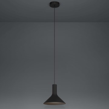 Eglo - Lustr na lanku 1xE27/28W/230V černá