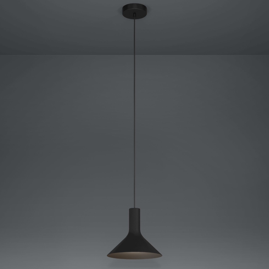 Eglo - Lustr na lanku 1xE27/28W/230V černá