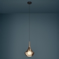 Eglo - Lustr na lanku 1xE27/28W/230V měděná