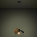 Eglo - Lustr na lanku 1xE27/40W/230V 41 cm černá/zlatá