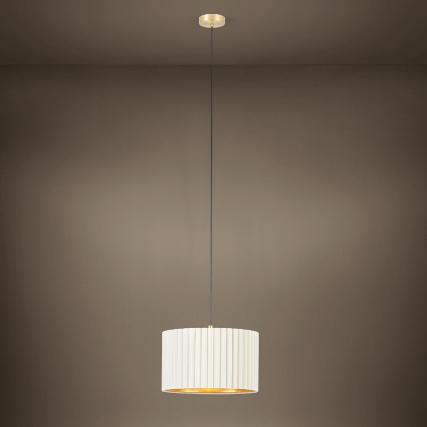 Eglo - Lustr na lanku 1xE27/40W/230V bílá